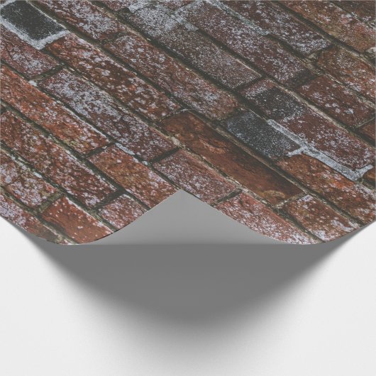 Papier Cadeau Mur Brown en brique (Coin)