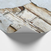 Papier Cadeau Mur cassé de bloc de béton (Coin)