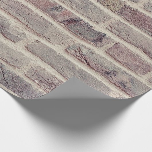 Papier Cadeau Mur construit avec des briques de différentes tona (Coin)