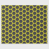Papier Cadeau mur d'abeilles (Plat)