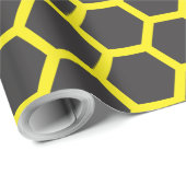 Papier Cadeau mur d'abeilles (Coin rond)