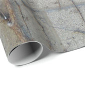 Papier Cadeau Mur de bloc de béton avec des vignes (Coin rond)