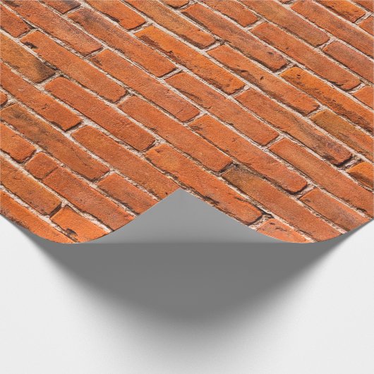 Papier Cadeau Mur de brique rouge mur de brique (Coin)