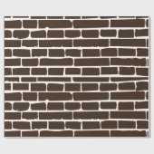 Papier Cadeau Mur de briques (Plat)