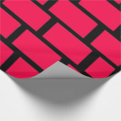 PAPIER CADEAU MUR DE BRIQUES ROUGES (Coin)