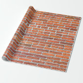 Papier Cadeau Mur de briques unique (Déroulé)