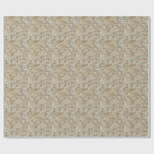 Papier Cadeau Mur de galets rustique (Plat)
