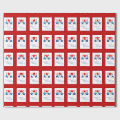 Papier Cadeau Mur de gloire de héros patriotique, armée Merci (Plat)