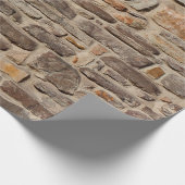 Papier Cadeau Mur de pierre texture rustique arrière - plan (Coin)