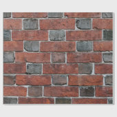 Papier Cadeau Mur en brique (Plat)