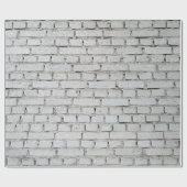 PAPIER CADEAU MUR EN BRIQUE BLANC (Plat)