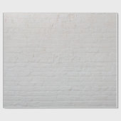 Papier Cadeau Mur en brique blanche (Plat)