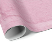 PAPIER CADEAU MUR EN BRIQUE PEINTE ROSE (Coin rond)