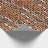 Papier Cadeau Mur en brique rouge (Coin)