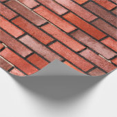 Papier Cadeau Mur en brique rouge, arrière - plan en brique roug (Coin)