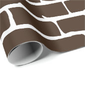 Papier Cadeau Mur en briques (Coin rond)