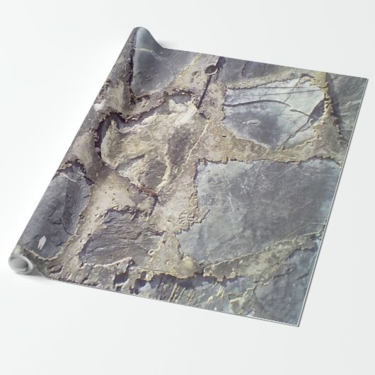 Papier Cadeau Mur en pierre (Déroulé)