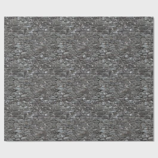 Papier Cadeau Mur en pierre (Plat)