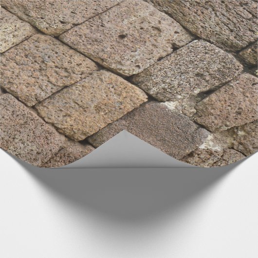 Papier Cadeau Mur en pierre de cube (Coin)