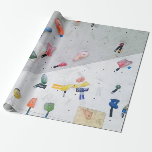 Papier Cadeau Mur intérieur escalade (Déroulé)