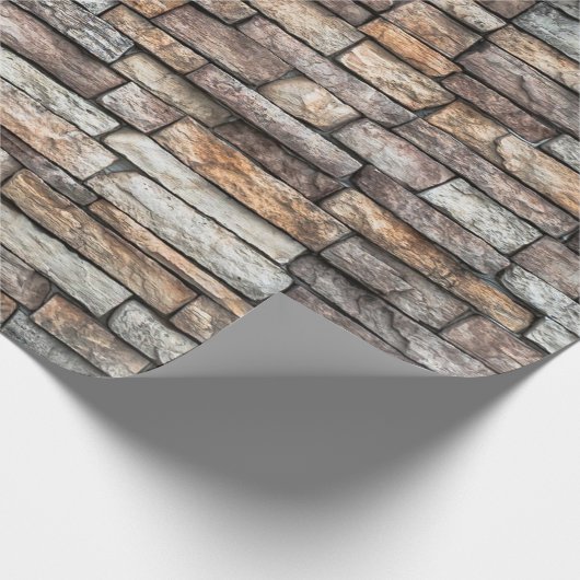 Papier Cadeau Mur mur de pierre (Coin)