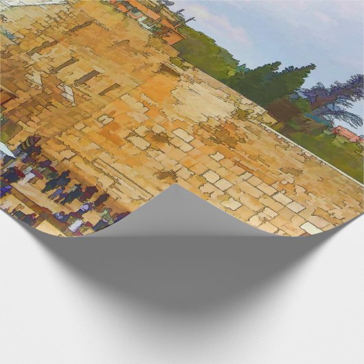 Papier Cadeau Mur occidental à Jérusalem (Mur de tristesse) (Coin)