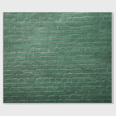 Papier Cadeau Mur peint en vert (Plat)
