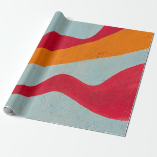 Papier Cadeau Mur peint rouge et jaune