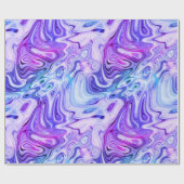 Papier Cadeau murmure fantomatique, marbrage pastel : (Plat)