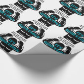 Papier Cadeau muscles si forts c'est ridicule drôle (Coin)