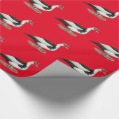 Papier Cadeau Muscovy Drake pie noir (Coin)