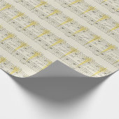 Papier Cadeau Music wrapping paper (Coin)