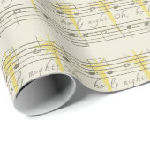 Papier Cadeau Music wrapping paper (Coin rond)