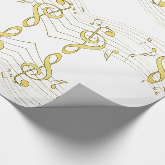 Papier Cadeau Musical (Coin)