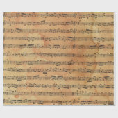 Papier Cadeau Musique Antique (Plat)