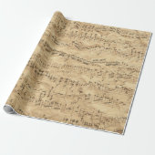 Papier Cadeau Musique Antique (Déroulé)