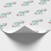 Papier Cadeau Musique Aquarelle à thème Motif Clé Treble (Coin)