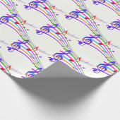 Papier Cadeau musique arc en ciel (Coin)