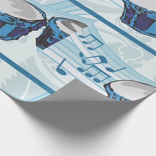 Papier Cadeau Musique Bongo Drum