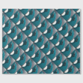 Papier Cadeau Musique d'album de disque vinyle de Tourne-disque (Plat)