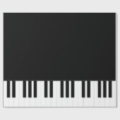 PAPIER CADEAU MUSIQUE DE PIANO (Plat)