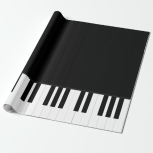 PAPIER CADEAU MUSIQUE DE PIANO