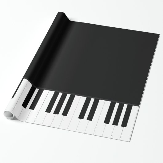 PAPIER CADEAU MUSIQUE DE PIANO (Déroulé)