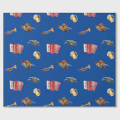 Papier Cadeau Musique d'Oktoberfest (Plat)