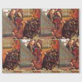 PAPIER CADEAU MUSIQUE FABRIQUANT DES ANGES PARCHEMENT DE NOËL (Plat)