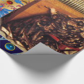 PAPIER CADEAU MUSIQUE FABRIQUANT DES ANGES PARCHEMENT FLORAL DE (Coin)