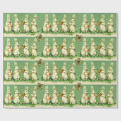 Papier Cadeau Musique Making Rabbits /St Patrick's Day Orchestra (Plat)