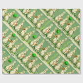 Papier Cadeau Musique Making Rabbits /St Patrick's Day Orchestra (Plat)