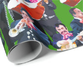 Papier Cadeau Musique mexicaine Mariachi (Coin rond)