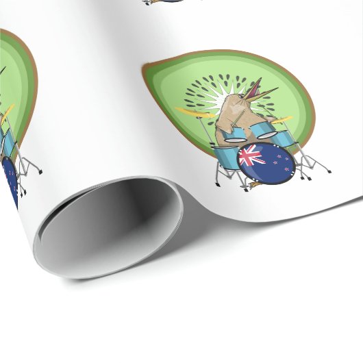 Papier Cadeau Musique néo-zélandaise (Coin rond)